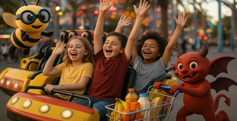 3 ألعاب مجانية في سباركيز عند تسوقك من الدانوب أو بن داود!