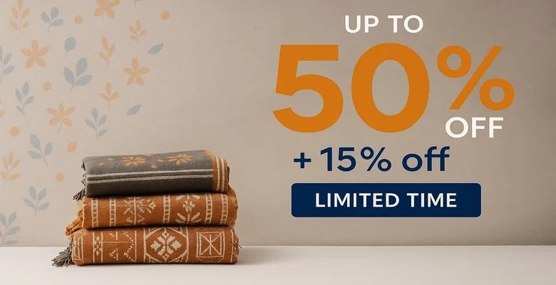 تخفيضات كبيرة من مفروشات بورصة تصل لـ 50%