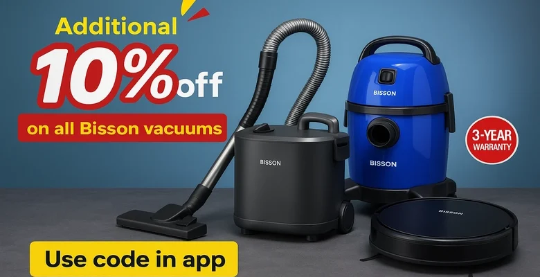 خصم 10% على جميع مكانس إديسون من السيف غاليري