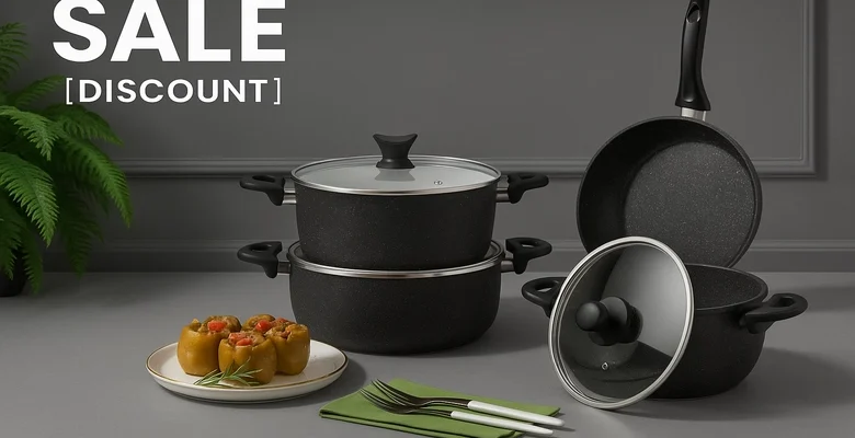 خصم 56% على طقم أواني Mastercook اطلبه الآن بـ121 ريال فقط