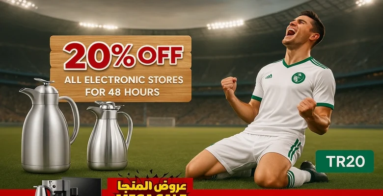 خصم إضافي 20% على الترامس من قصر الأواني بمناسبة فوز الأهلي
