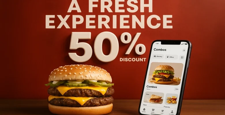 عرض هرفي توصيل مجاني وخصم 50% للمستخدمين الجدد – بدون كود!