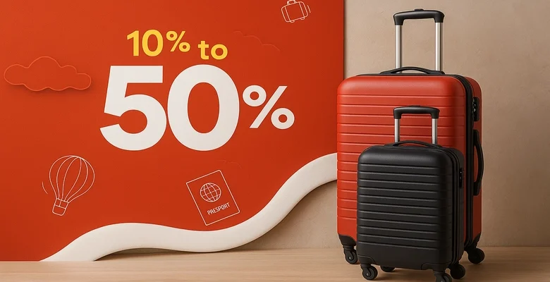 مع عرض الصيف من الصنات للحقائب خصومات حتى 50%