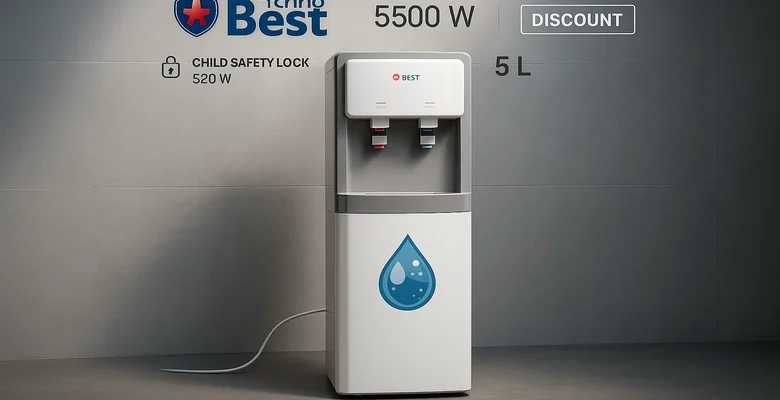 موزع مياه Techno Best بخصم 20% الآن بـ223.20 ريال فقط