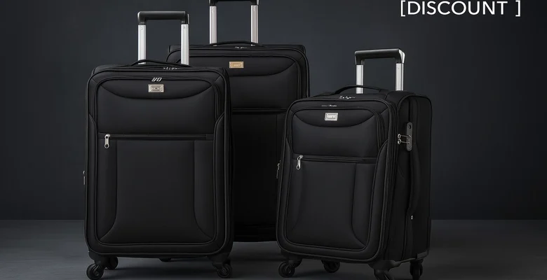 احصل على عرض تخفيض 28% على مجموعة حقائب سفر 3 قطع من New Travel