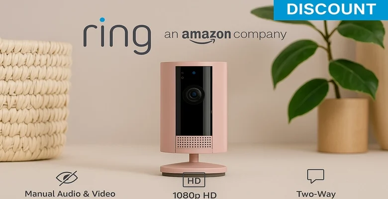 احصل على كاميرا Ring الداخلية بخصم 65% لفترة محدودة