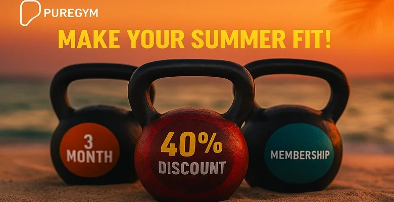 خصم 40% على اشتراك 3 شهور في بيور جيم