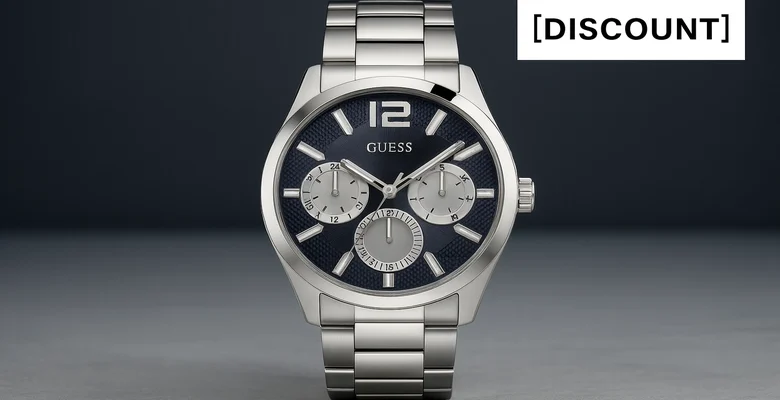 خصم 41٪ على ساعة Guess الرجالية الفاخرة