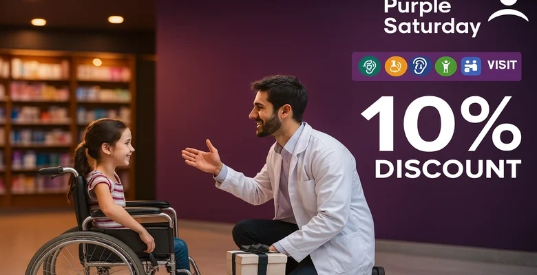 خصم السبت البنفسجي في صيدليات النهدي لحاملي بطاقات التسهيلات والإعاقة