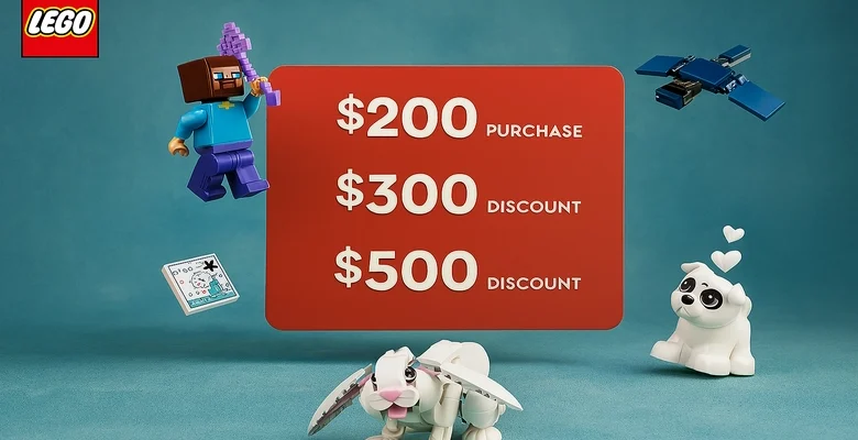 خصم حتى 150 ريال على منتجات LEGO في عرض مذهل من ليغو السعودية