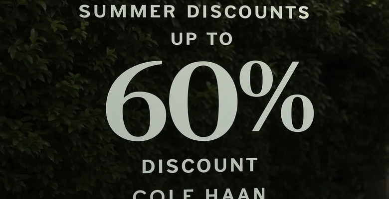 خصم حتى 60% على أحذية كول هان