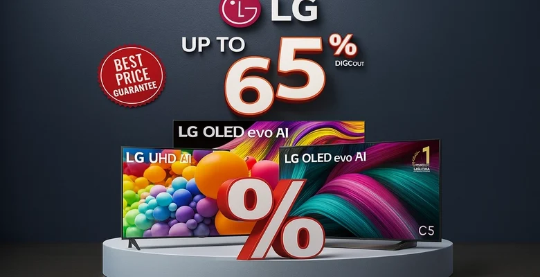 خصومات مذهلة على شاشات LG من معارض الشتاء والصيف