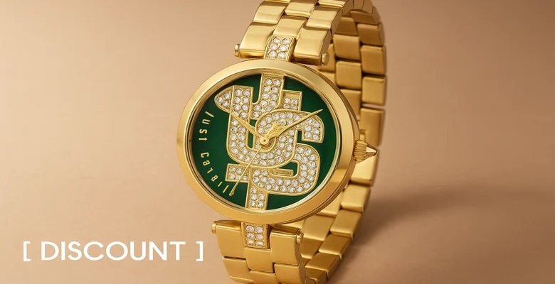 ساعة نسائية من Just Cavalli بتصميم فاخر وسعر خاص