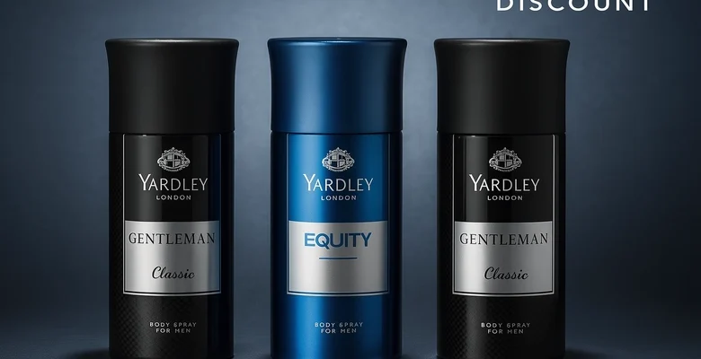 عرض خاص على بخاخ الجسم الرجالي من YARDLEY