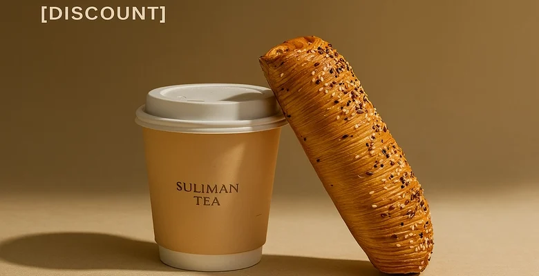 عرض سليمان كافيه مخبوزات مع شاي بـ ٩ ريال فقط!