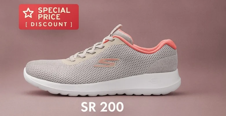 احصل على خصم 40% على حذاء Skechers الرياضي النسائي