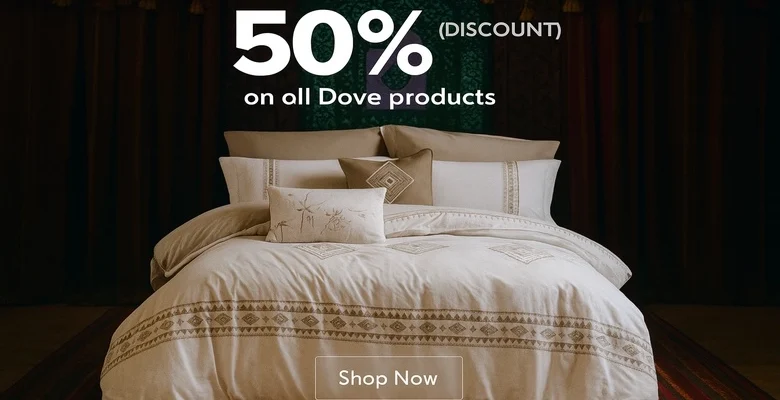 خصم 50% بمناسبة اليوم الوطني من مفروشات دوفت!