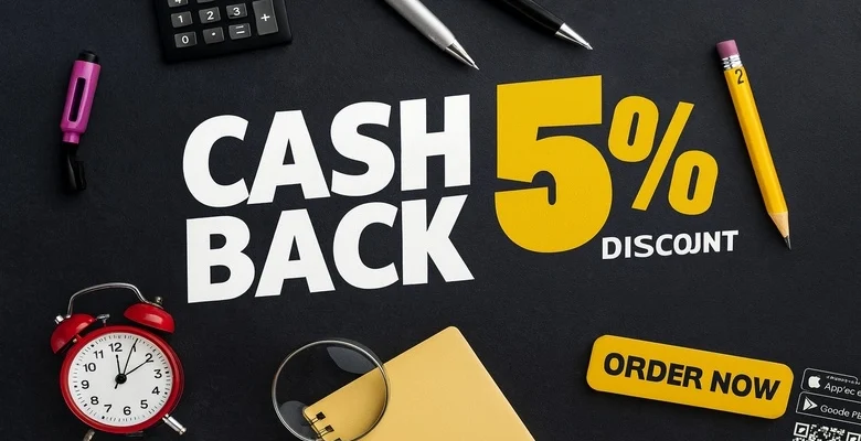عودة المدارس مع عرض مطاعم الناضج كاش باك 5% بدون حد أقصى!
