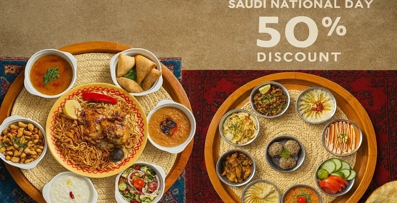 عرض اليوم الوطني 95 من مطاعم مقلط الفريج