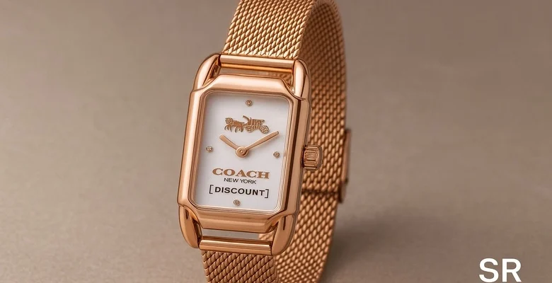 خصم 56% على ساعة كوتش النسائية عرض محدود الآن